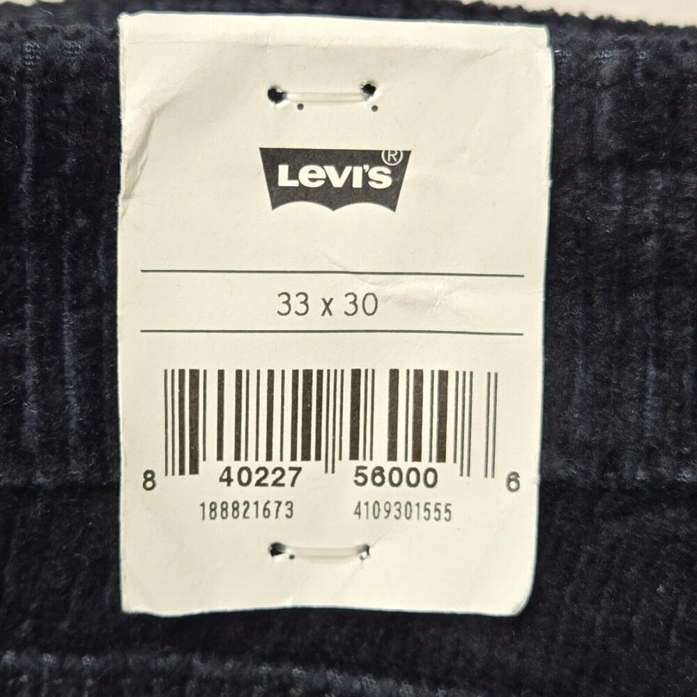 Levis 721 Jeans Womens 33x30 Black High Rise Skinny Corduroy‎ Stretch Dark Wash - Picture 12 of 16